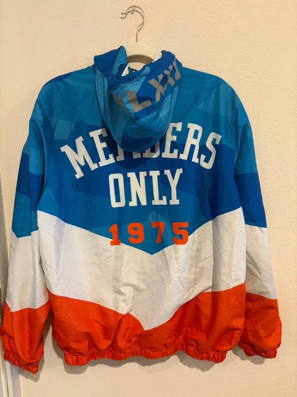 MEMBERS ONLY Windbreaker Jacket with hood